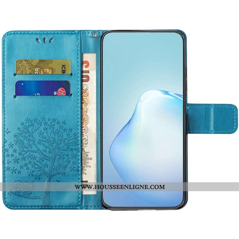 Housse Samsung Galaxy A17 4G / 5G / A26 5G Arbre et Hiboux