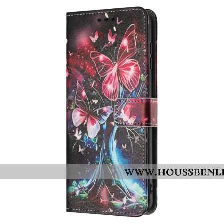 Housse Samsung Galaxy A17 4G / 5G / A26 5G Arbre à papillons