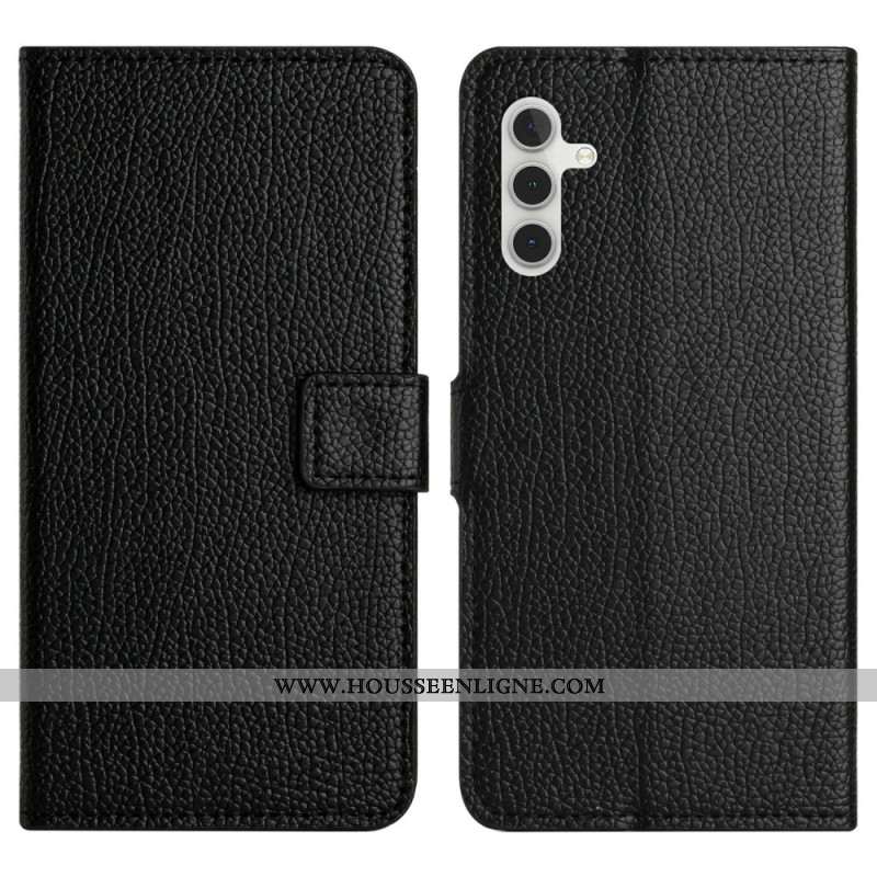 Housse Samsung Galaxy A17 / 4G / 5G / A26 5G Effet Cuir Texture Litchi