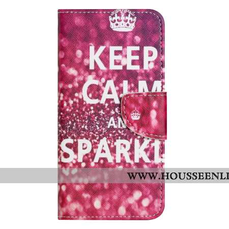 Housse Samsung Galaxy A17 4G / 5G / A26 5G Keep Calm and Sparkle