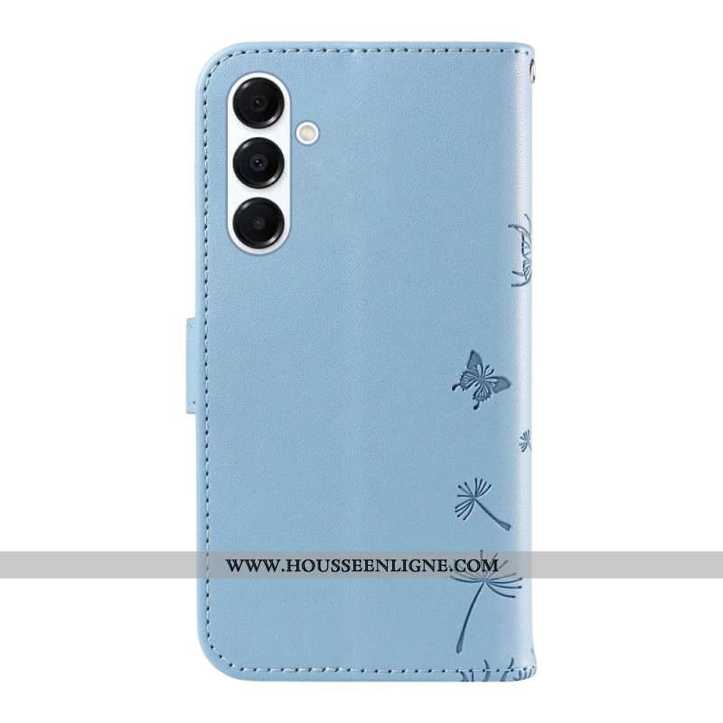 Housse Samsung Galaxy A17 4G / 5G / A26 5G Pissenlits à Lanière