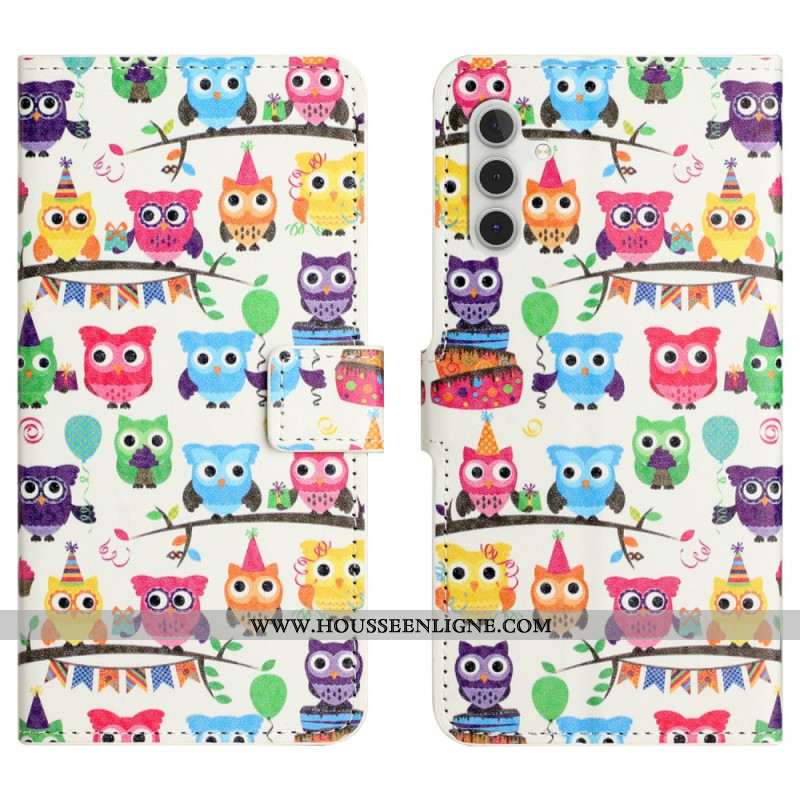 Housse Samsung Galaxy A17 4G / 5G / A26 5G Tribu de Hiboux