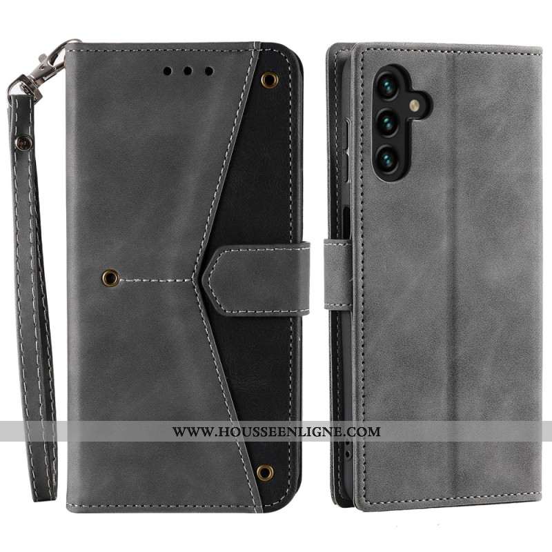 Housse Samsung Galaxy A17 4G / 5G Bicolore Design Triangle