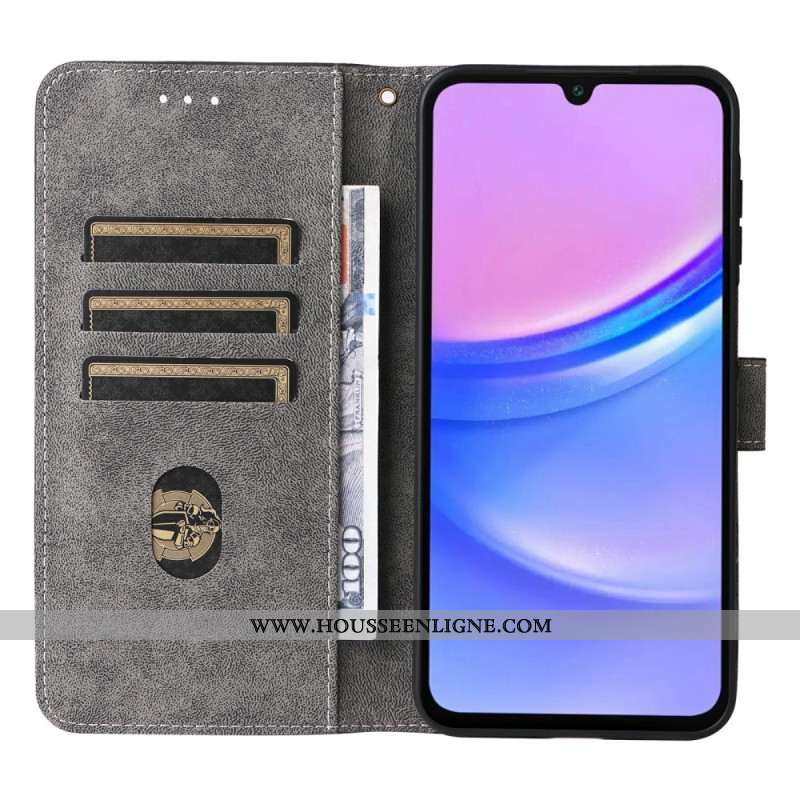 Housse Samsung Galaxy A17 4G / 5G Blocage RFID Effet Daim