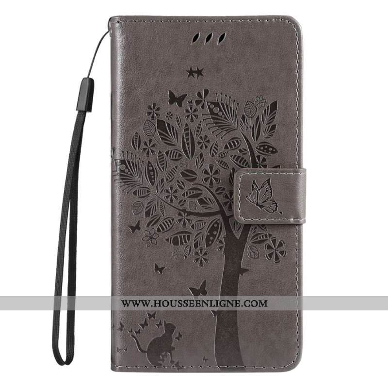 Housse Samsung Galaxy A17 4G / 5G Chat et Arbre