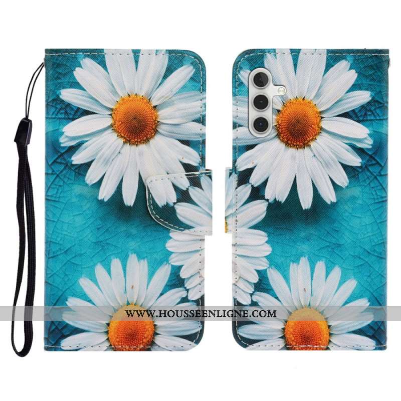 Housse Samsung Galaxy A17 4G / 5G Chrysanthèmes