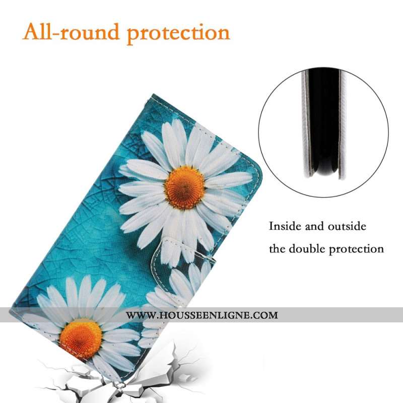 Housse Samsung Galaxy A17 4G / 5G Chrysanthèmes