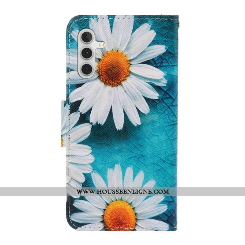 Housse Samsung Galaxy A17 4G / 5G Chrysanthèmes