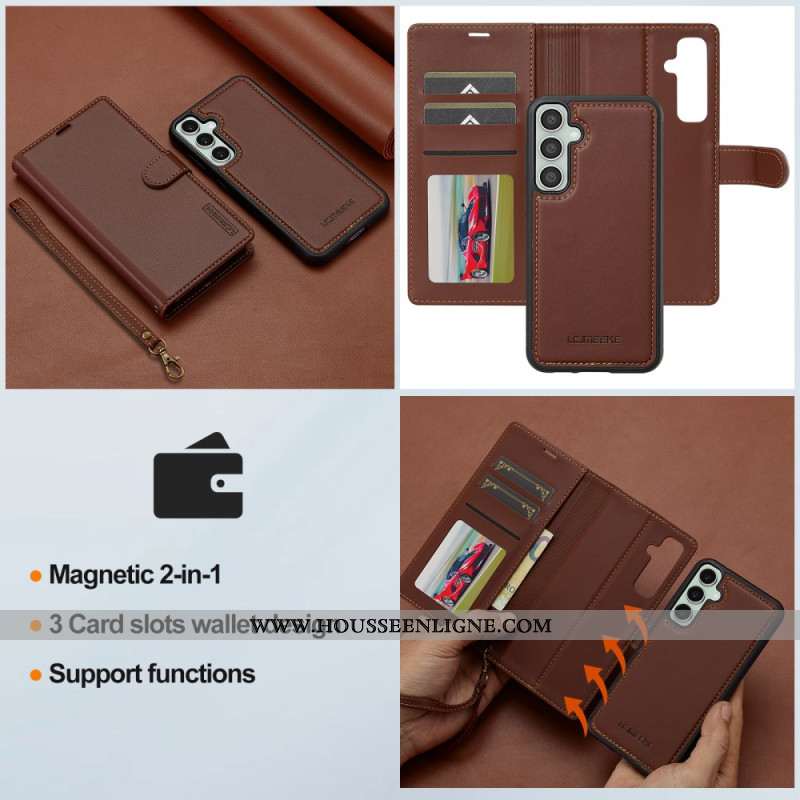 Housse Samsung Galaxy A17 4G / 5G Coque Détachable LC.IMEEKE