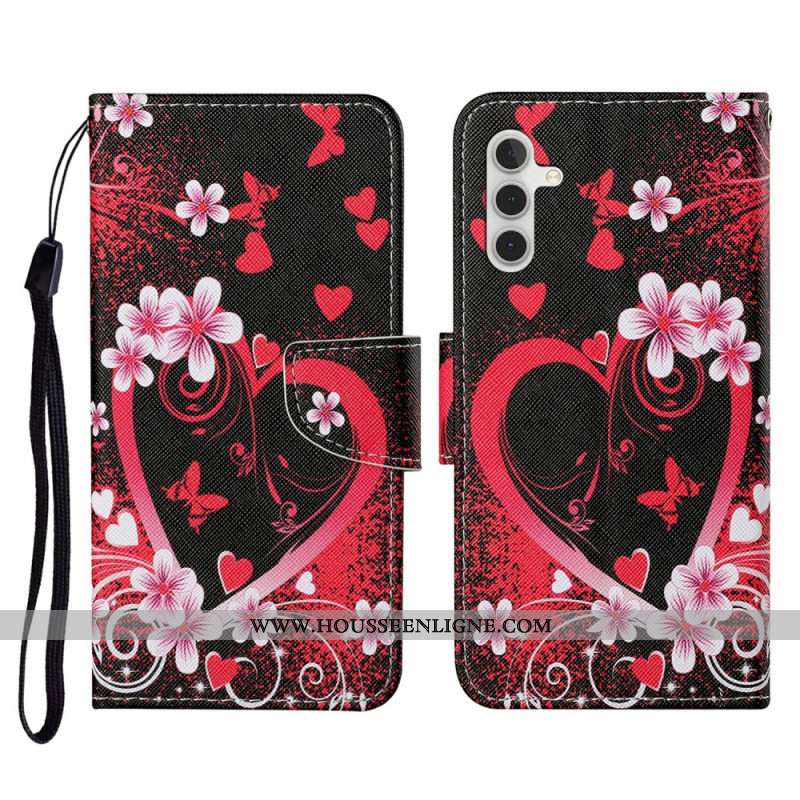 Housse Samsung Galaxy A17 4G / 5G Cœur Rouge