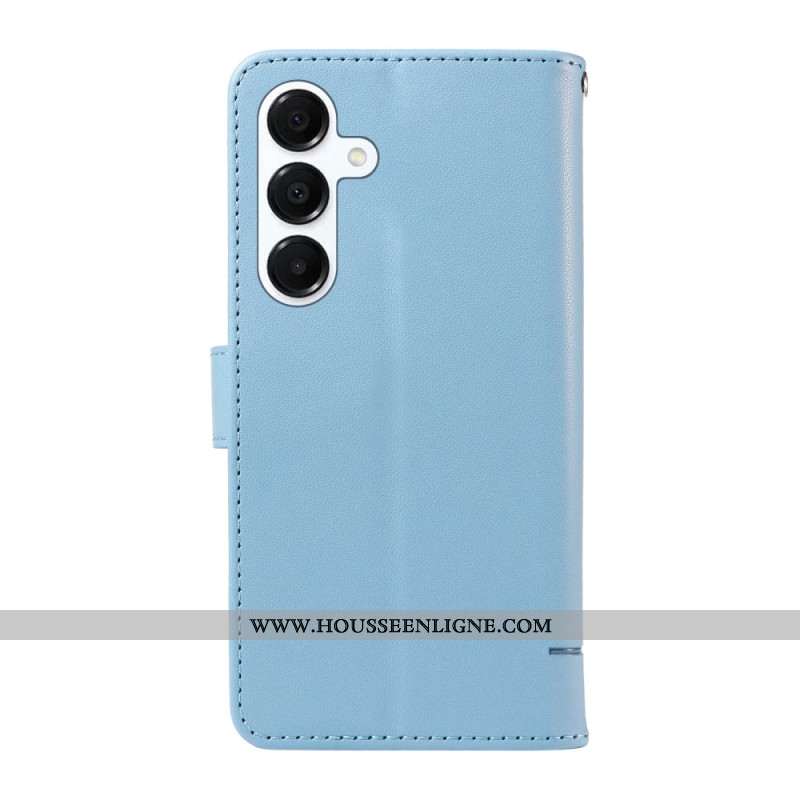 Housse Samsung Galaxy A17 4G / 5G Design Chat à Lanière