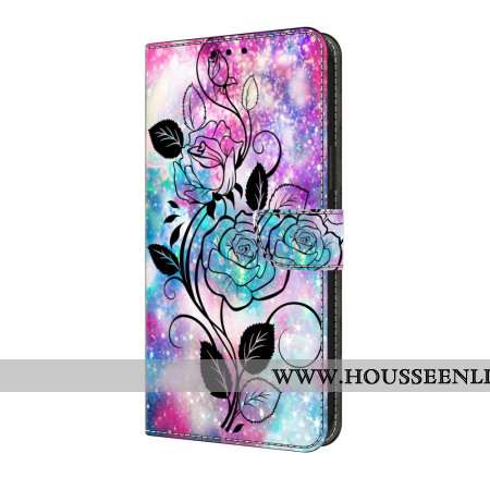 Housse Samsung Galaxy A17 4G / 5G Esquisse Florale