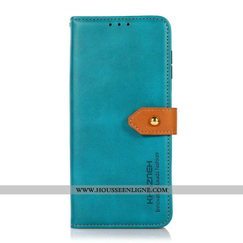 Housse Samsung Galaxy A17 4G / 5G Fermoir Doré KHAZNEH