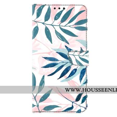 Housse Samsung Galaxy A17 4G / 5G Feuilles Aquarelle