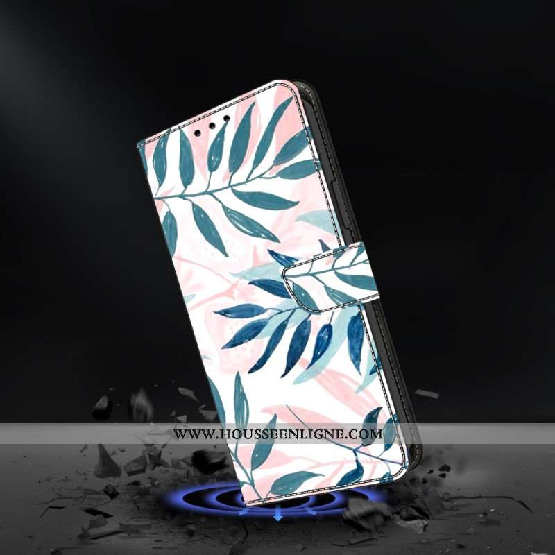 Housse Samsung Galaxy A17 4G / 5G Feuilles Aquarelle