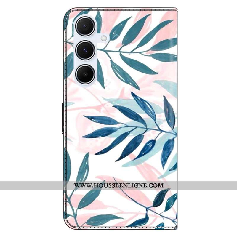 Housse Samsung Galaxy A17 4G / 5G Feuilles Aquarelle