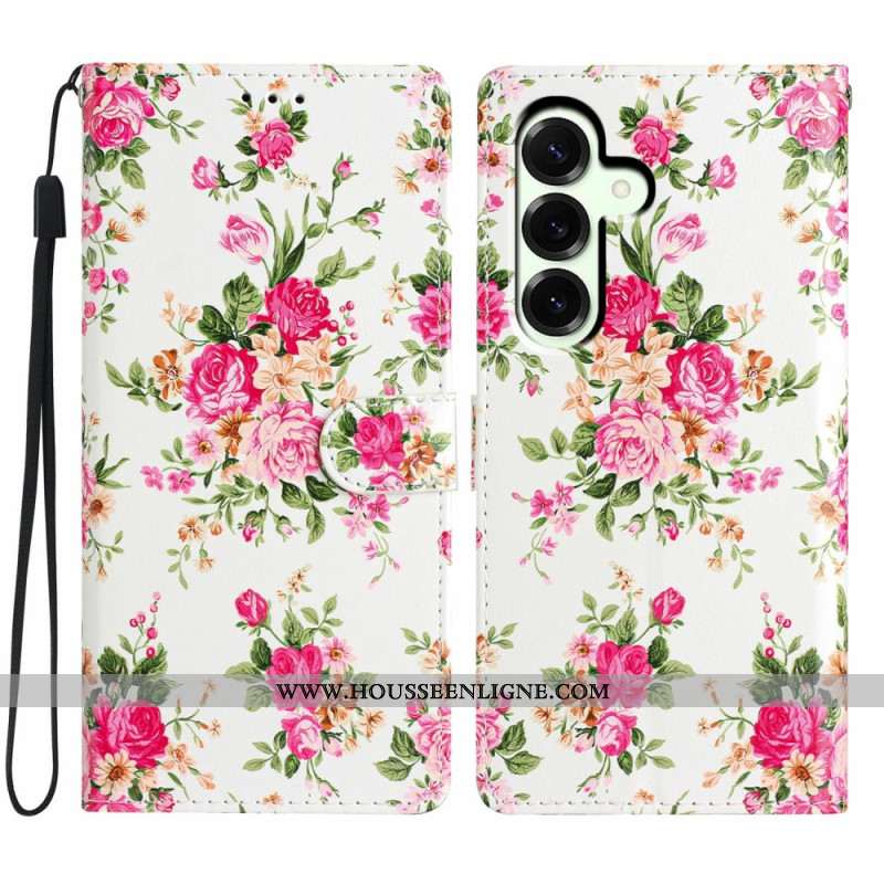 Housse Samsung Galaxy A17 4G / 5G Fleurs Liberty