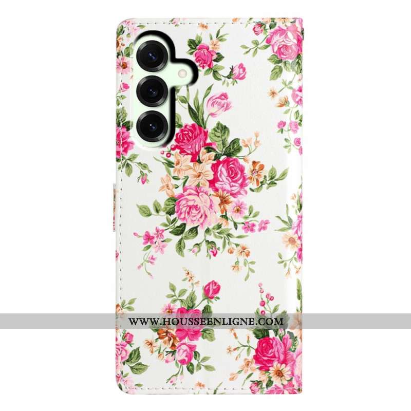 Housse Samsung Galaxy A17 4G / 5G Fleurs Liberty