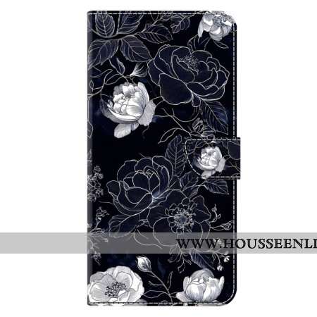 Housse Samsung Galaxy A17 4G / 5G Fleurs Vintage