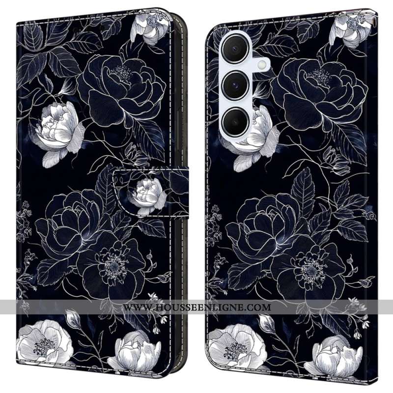 Housse Samsung Galaxy A17 4G / 5G Fleurs Vintage