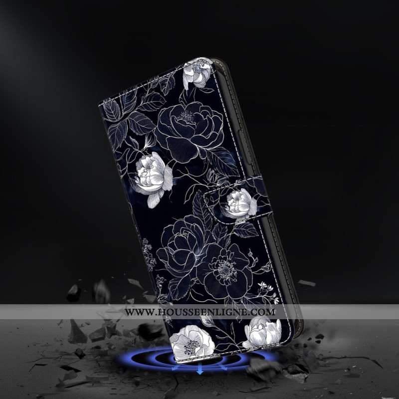 Housse Samsung Galaxy A17 4G / 5G Fleurs Vintage