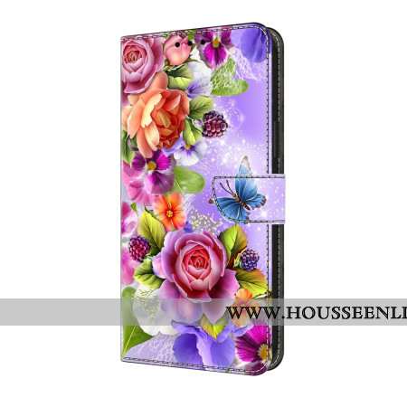 Housse Samsung Galaxy A17 4G / 5G Florale Intense