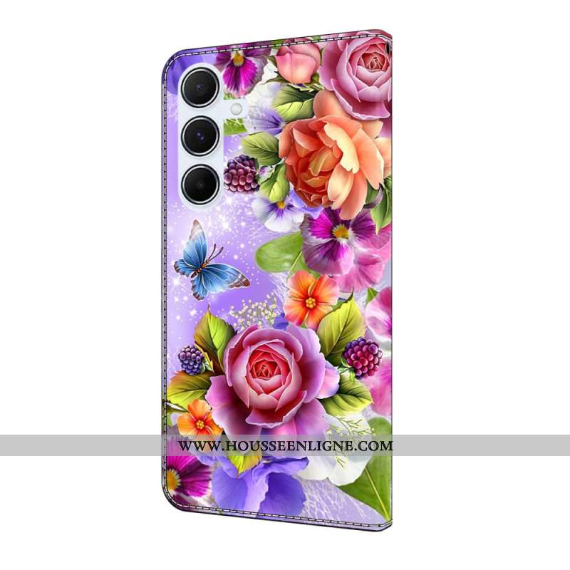 Housse Samsung Galaxy A17 4G / 5G Florale Intense