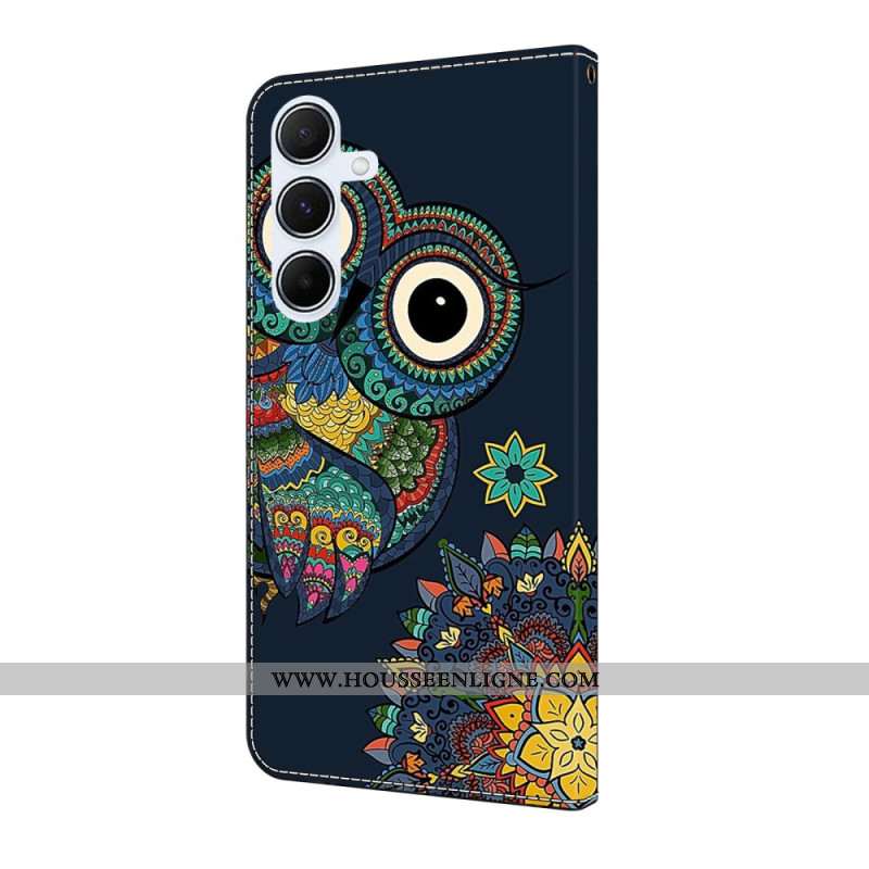 Housse Samsung Galaxy A17 4G / 5G Hibou Mandala