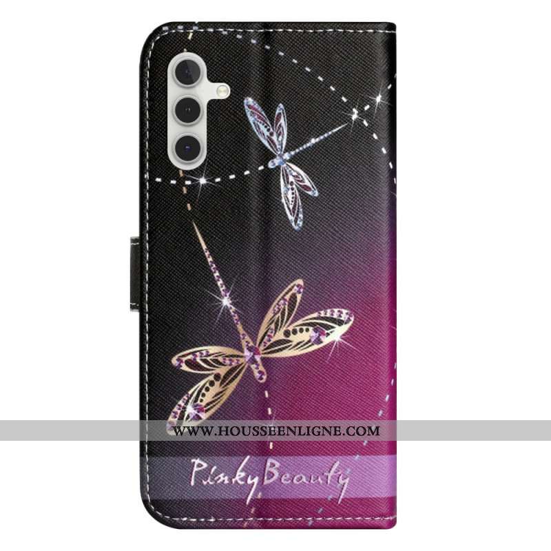 Housse Samsung Galaxy A17 4G / 5G Libellules