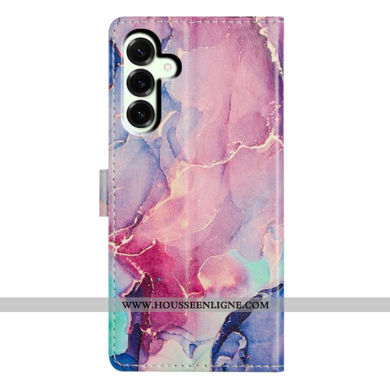 Housse Samsung Galaxy A17 4G / 5G Marbre Vert et Rose