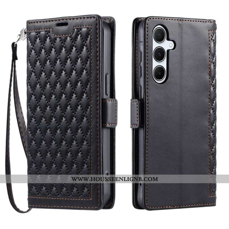 Housse Samsung Galaxy A17 4G / 5G Matelassée Vintage