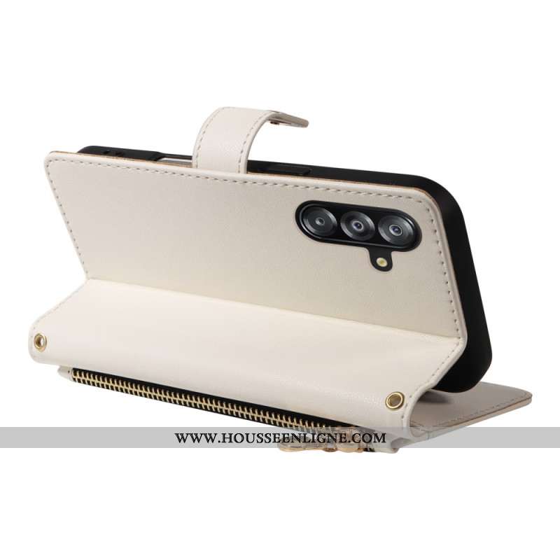 Housse Samsung Galaxy A17 4G / 5G Matelassée avec Lanière et Bandoulière