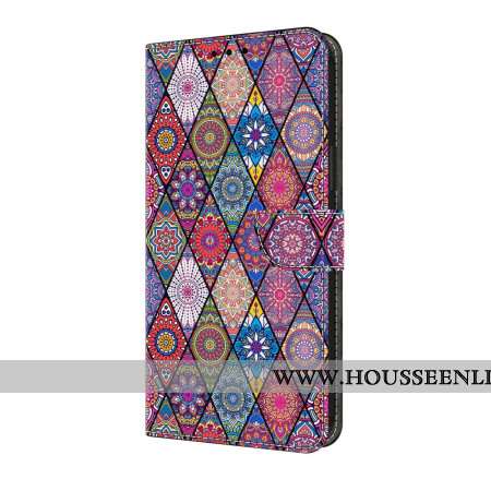 Housse Samsung Galaxy A17 4G / 5G Motif Ethnique Rose