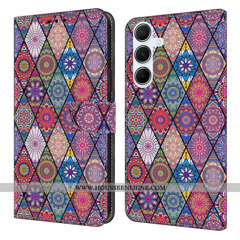 Housse Samsung Galaxy A17 4G / 5G Motif Ethnique Rose