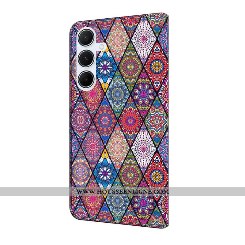 Housse Samsung Galaxy A17 4G / 5G Motif Ethnique Rose