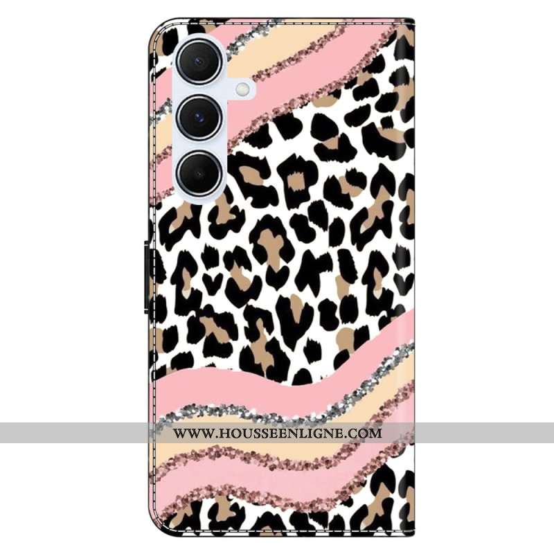 Housse Samsung Galaxy A17 4G / 5G Motif Léopard Rayé