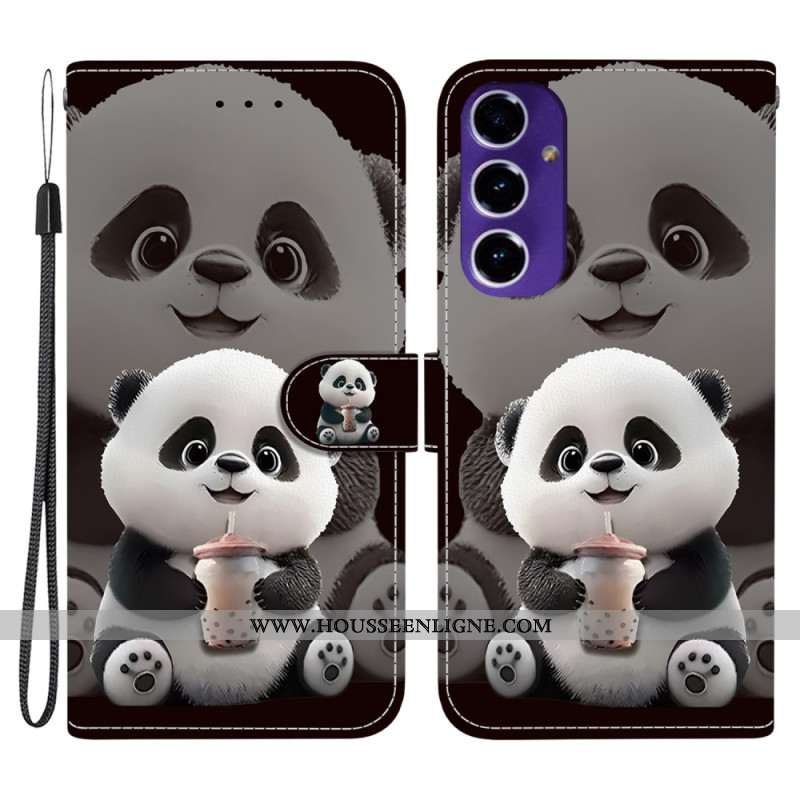 Housse Samsung Galaxy A17 4G / 5G Panda au Thé