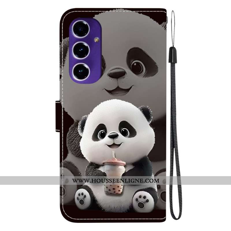 Housse Samsung Galaxy A17 4G / 5G Panda au Thé