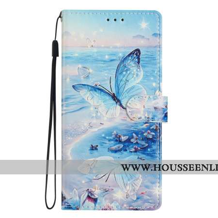 Housse Samsung Galaxy A17 4G / 5G Papillon Océanique