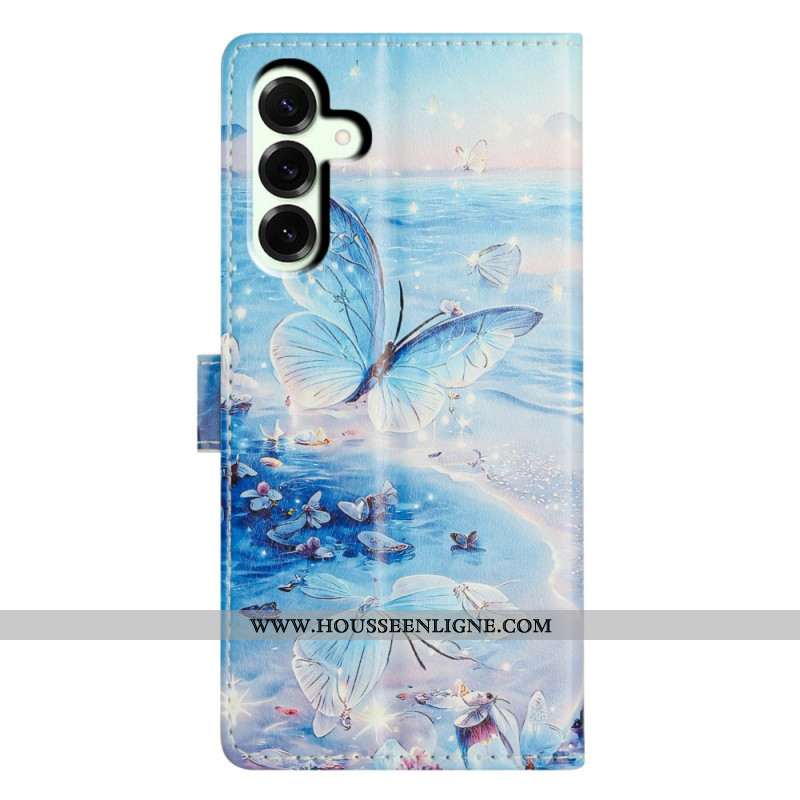 Housse Samsung Galaxy A17 4G / 5G Papillon Océanique