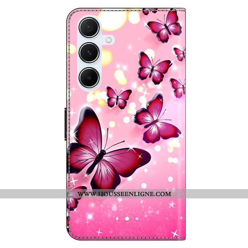 Housse Samsung Galaxy A17 4G / 5G Papillon Roses