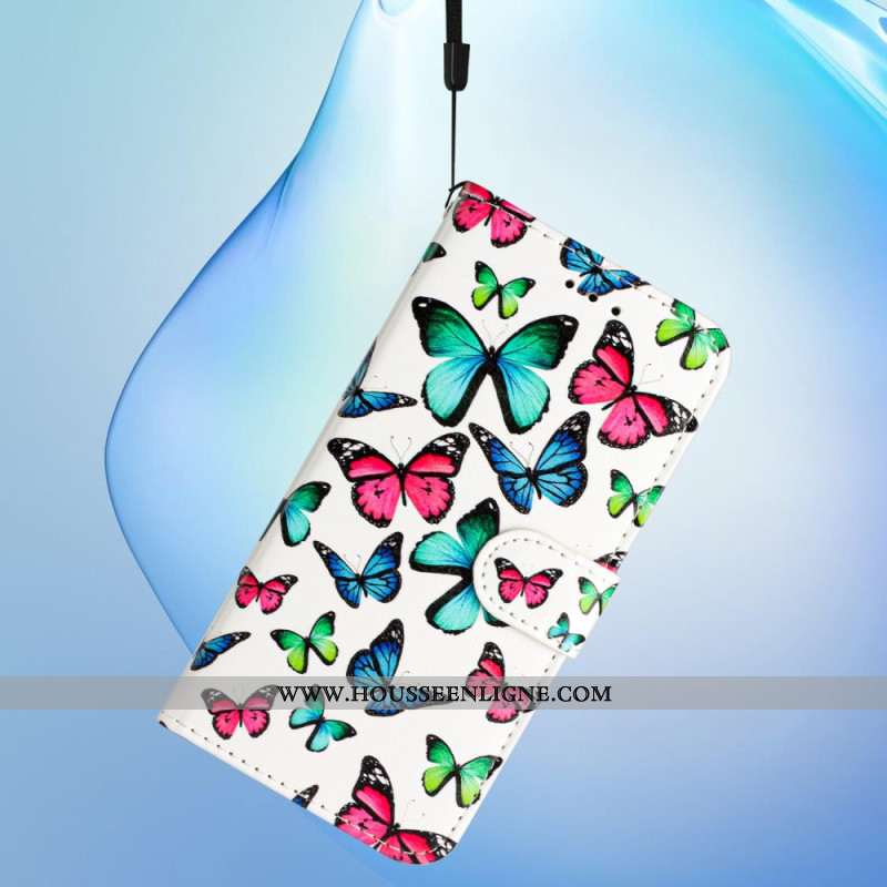 Housse Samsung Galaxy A17 4G / 5G Papillons Colorés