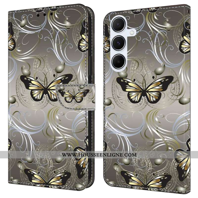 Housse Samsung Galaxy A17 4G / 5G Papillons en Dentelle