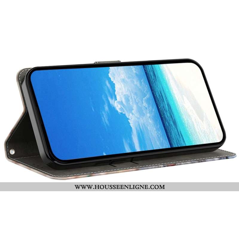 Housse Samsung Galaxy A17 4G / 5G Papillons en Dentelle