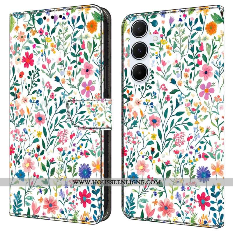 Housse Samsung Galaxy A17 4G / 5G Parterre de Fleurs