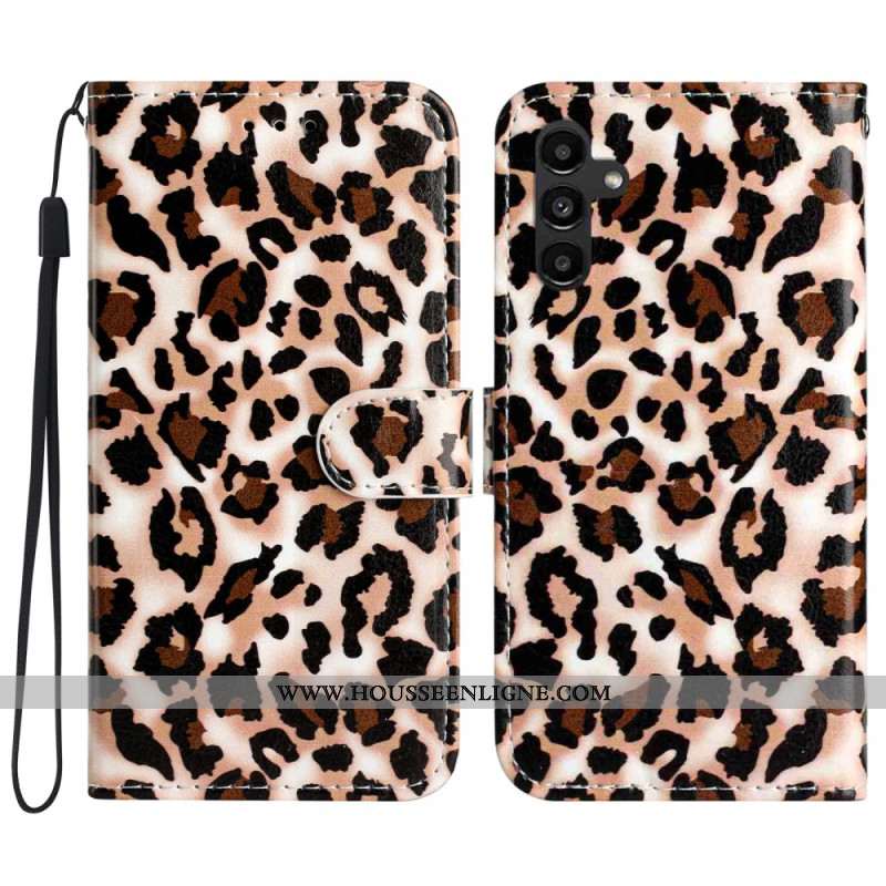 Housse Samsung Galaxy A17 4G / 5G Peau Léopard