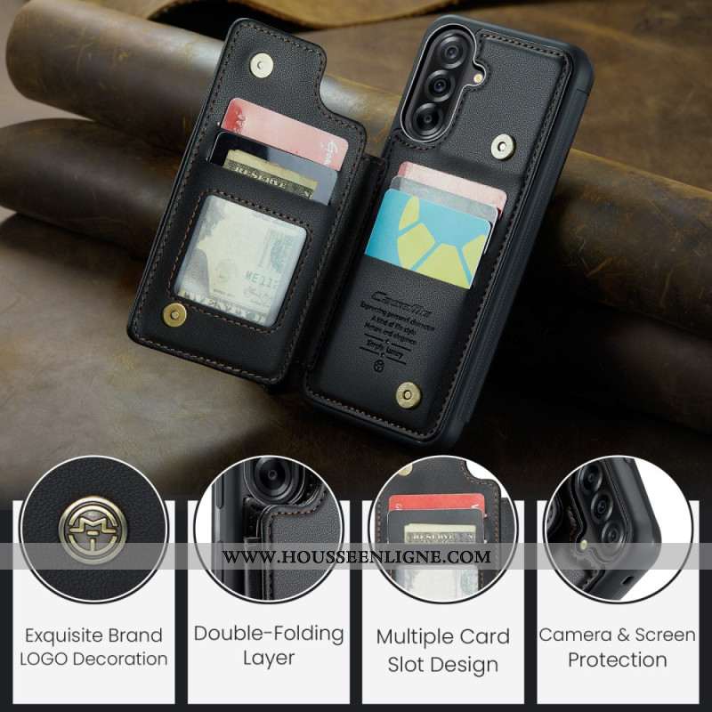 Housse Samsung Galaxy A17 4G / 5G Porte-Cartes RFID CASEME