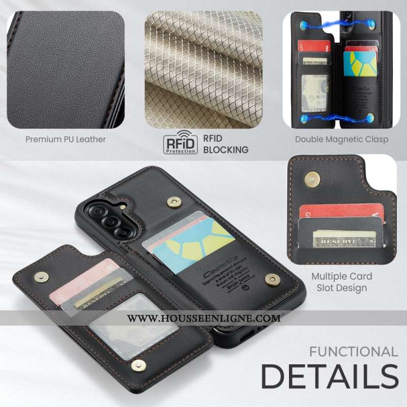 Housse Samsung Galaxy A17 4G / 5G Porte-Cartes RFID CASEME