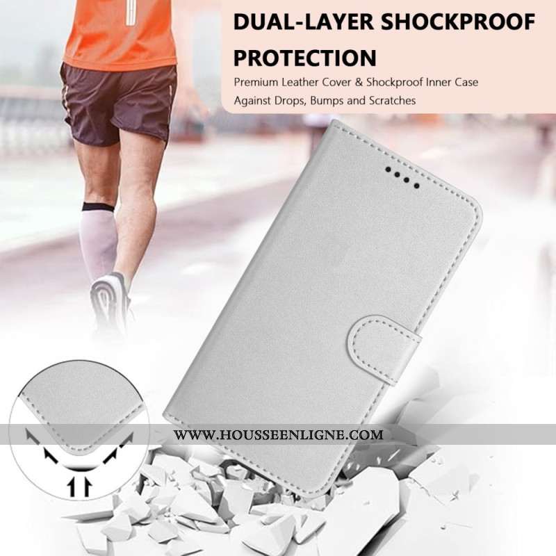 Housse Samsung Galaxy A17 4G / 5G Portefeuille Couture