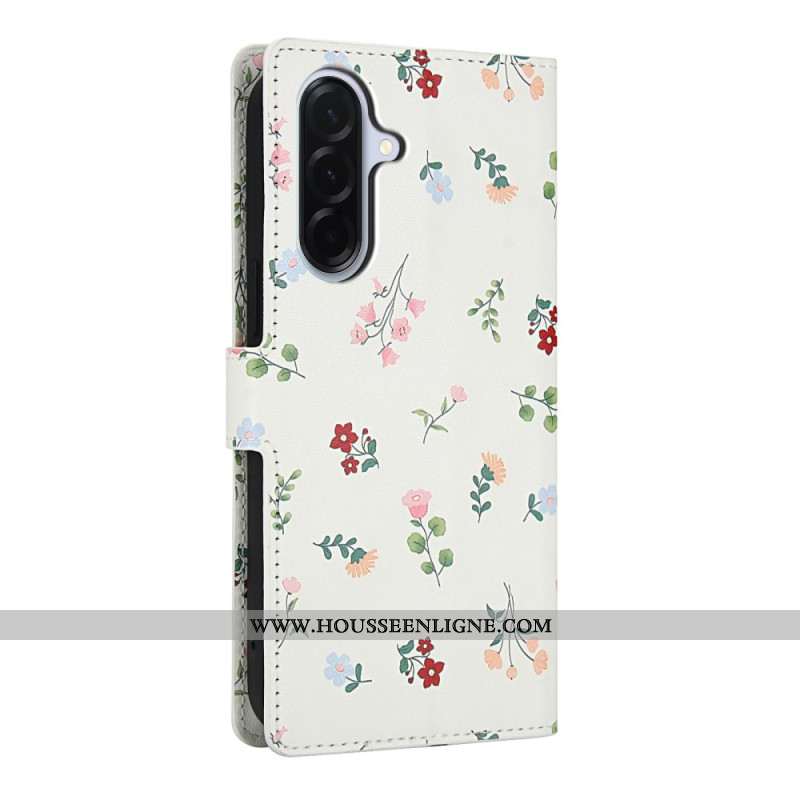Housse Samsung Galaxy A17 4G / 5G Portefeuille Floral